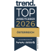 Zertifikat von trend - TOP Arbeitgeber 2026 in Österreich Zertifikat von trend - TOP Arbeitgeber 2026 in Österreich